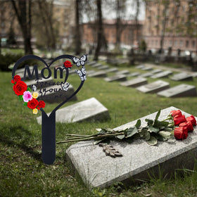 JMZYJZH weather-resistant metal grave décor withstands all seasons