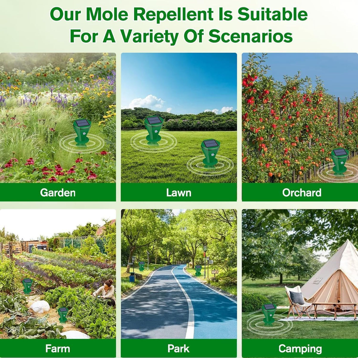 JNKNT Durable outdoor pest deterrent designed for year-round use.