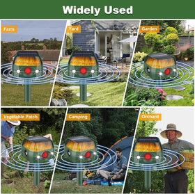 JNKNT humane deterrent promotes safe outdoor use while keeping pests at bay