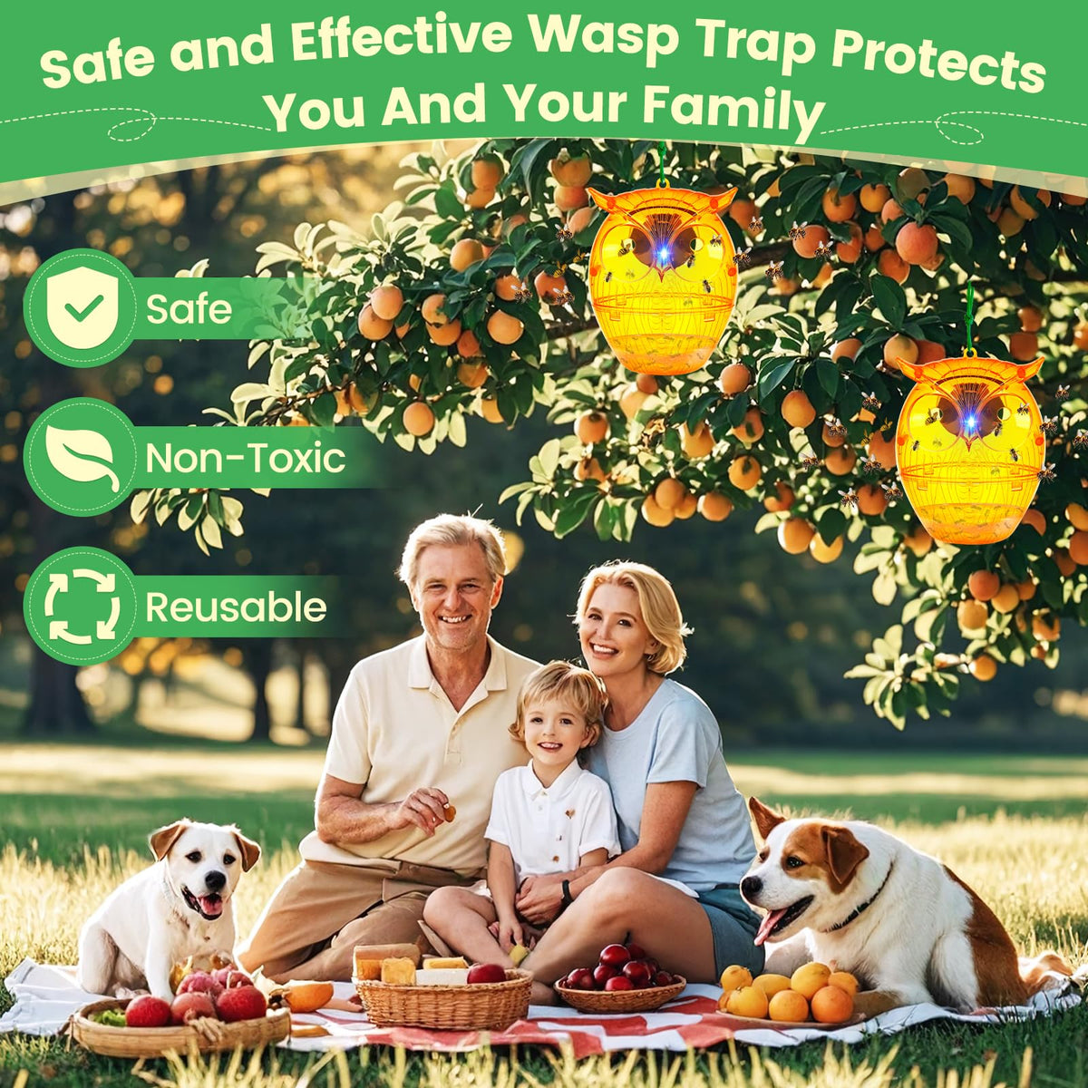 JNKNT dual-entry trap captures more wasps.