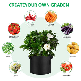 JNYONG versatile bags suit balcony or patio gardens and indoor herb setups.