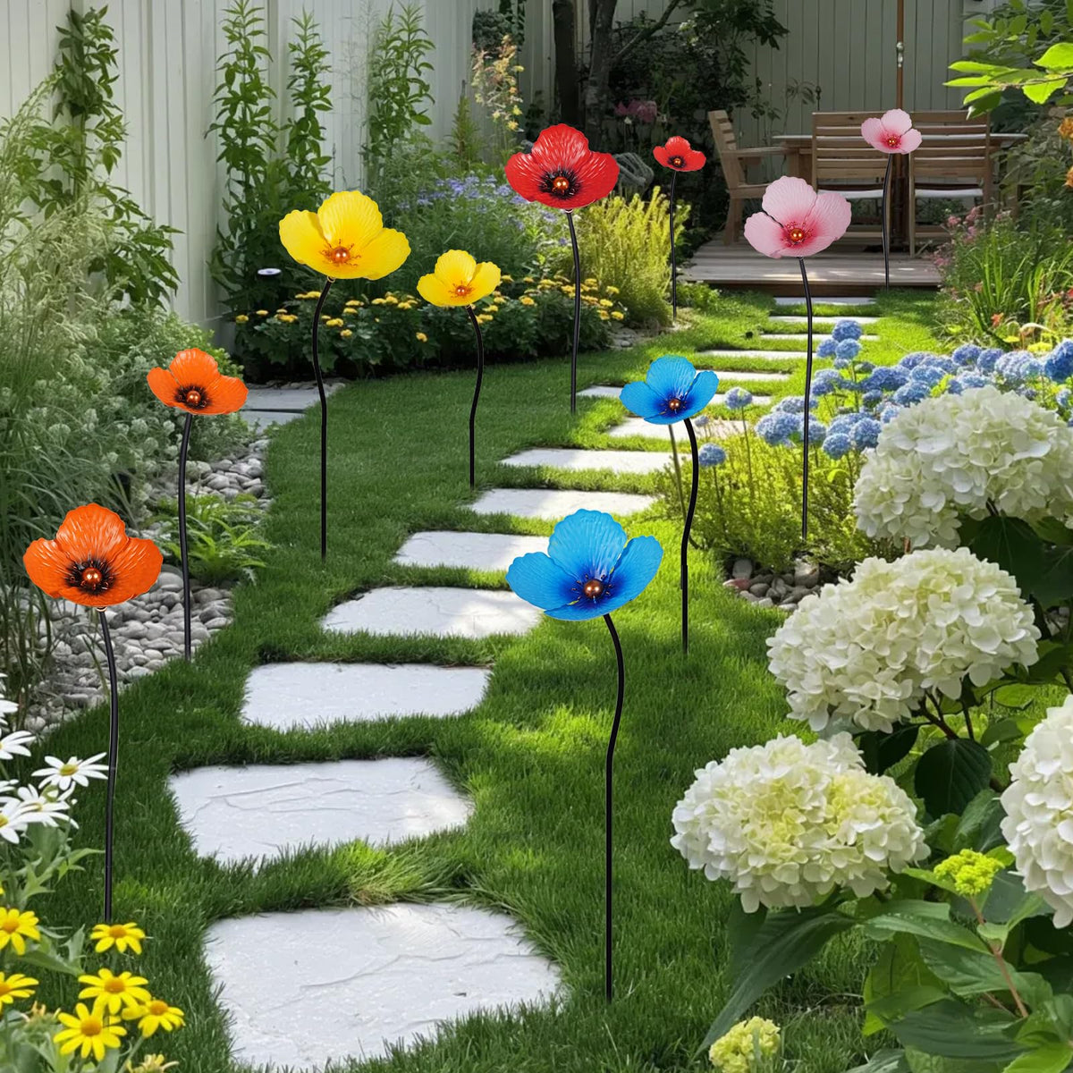 Jo.Devivre poppy height adds vertical drama to seasonal displays