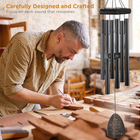 JOBOSI deep-tone chimes create a tranquil soundscape in memory spaces.