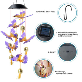 JOBOSI solar-powered butterfly decor for outdoor spaces, ideal for gifting or decor.