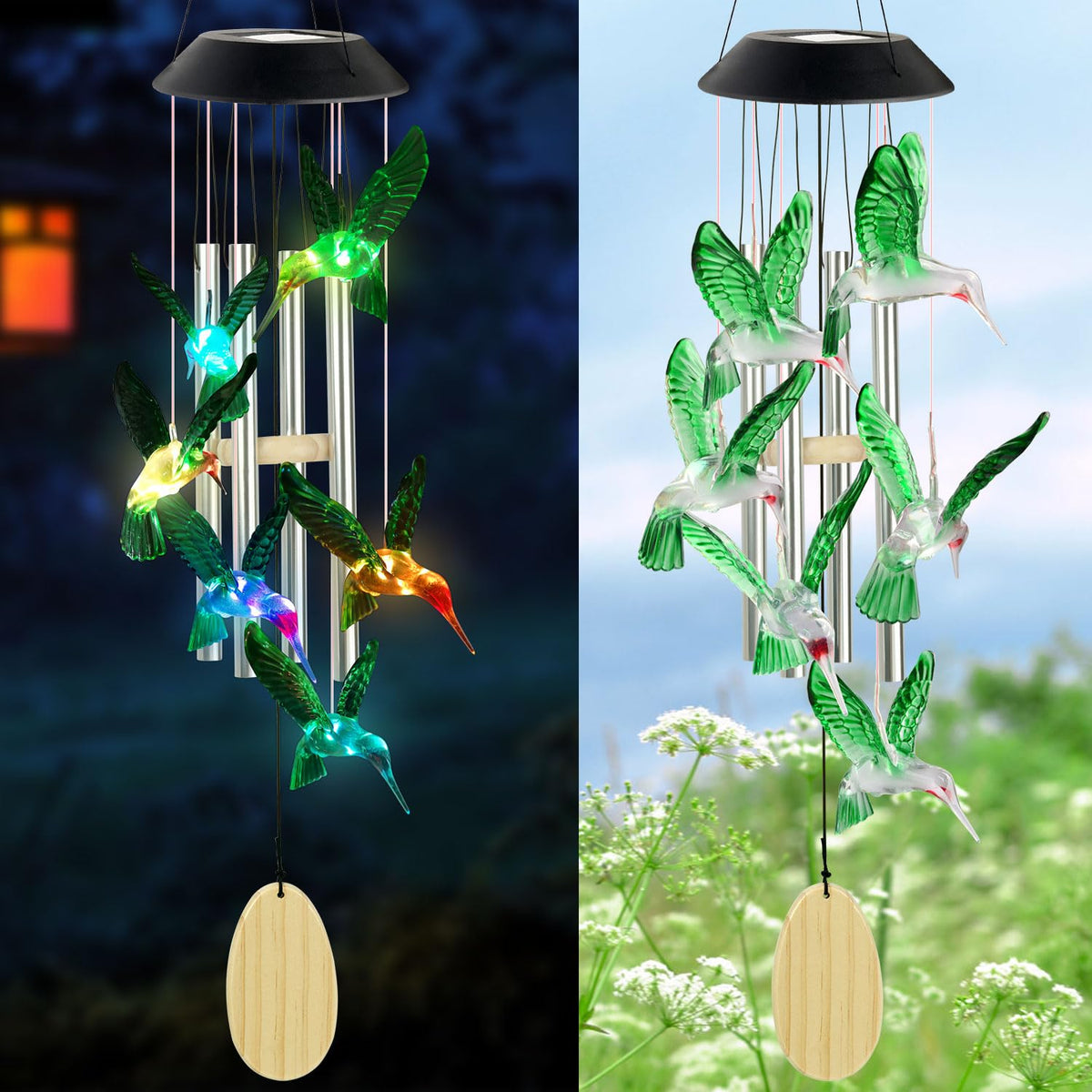 JOBOSI hummingbird decor suitable for both outdoor and indoor spaces.
