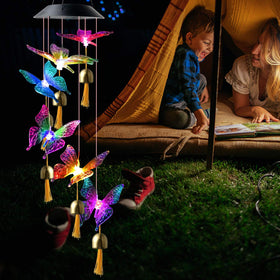 JOBOSI six butterflies display diverse colors, creating a lively garden focal point.
