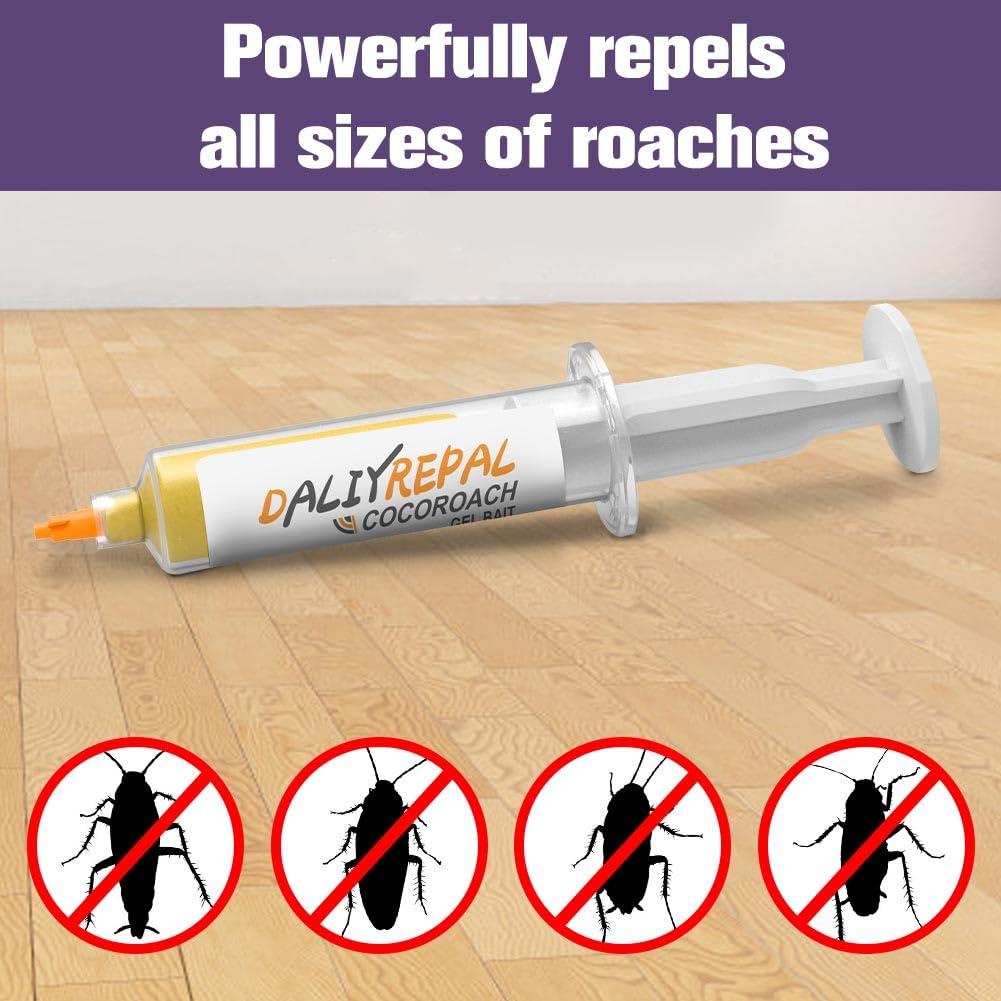 JOBUIZ Roach Deterrent application needle helps precise placement for effective coverage.
