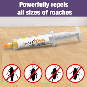 JOBUIZ Roach Deterrent application needle helps precise placement for effective coverage.