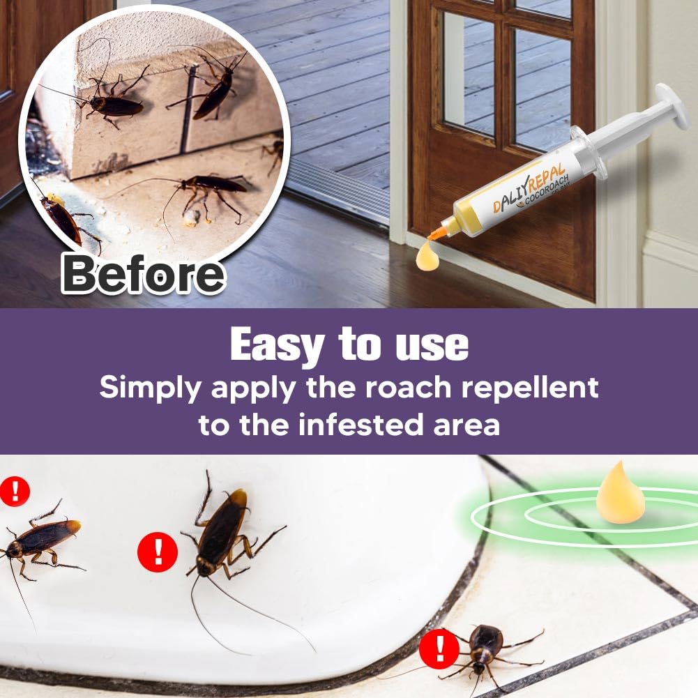 JOBUIZ Roach Deterrent in garages or closets provides long-lasting protection.