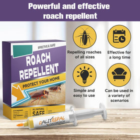 JOBUIZ Roach Deterrent under-sink placement targets hard-to-reach roach routes.