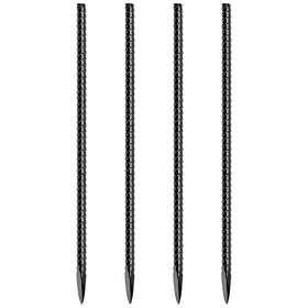 JOBVERT rebar stakes with i-shape black finish ideal for secure tent anchoring.