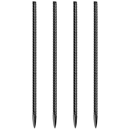 JOBVERT rebar stakes with i-shape black finish ideal for secure tent anchoring.