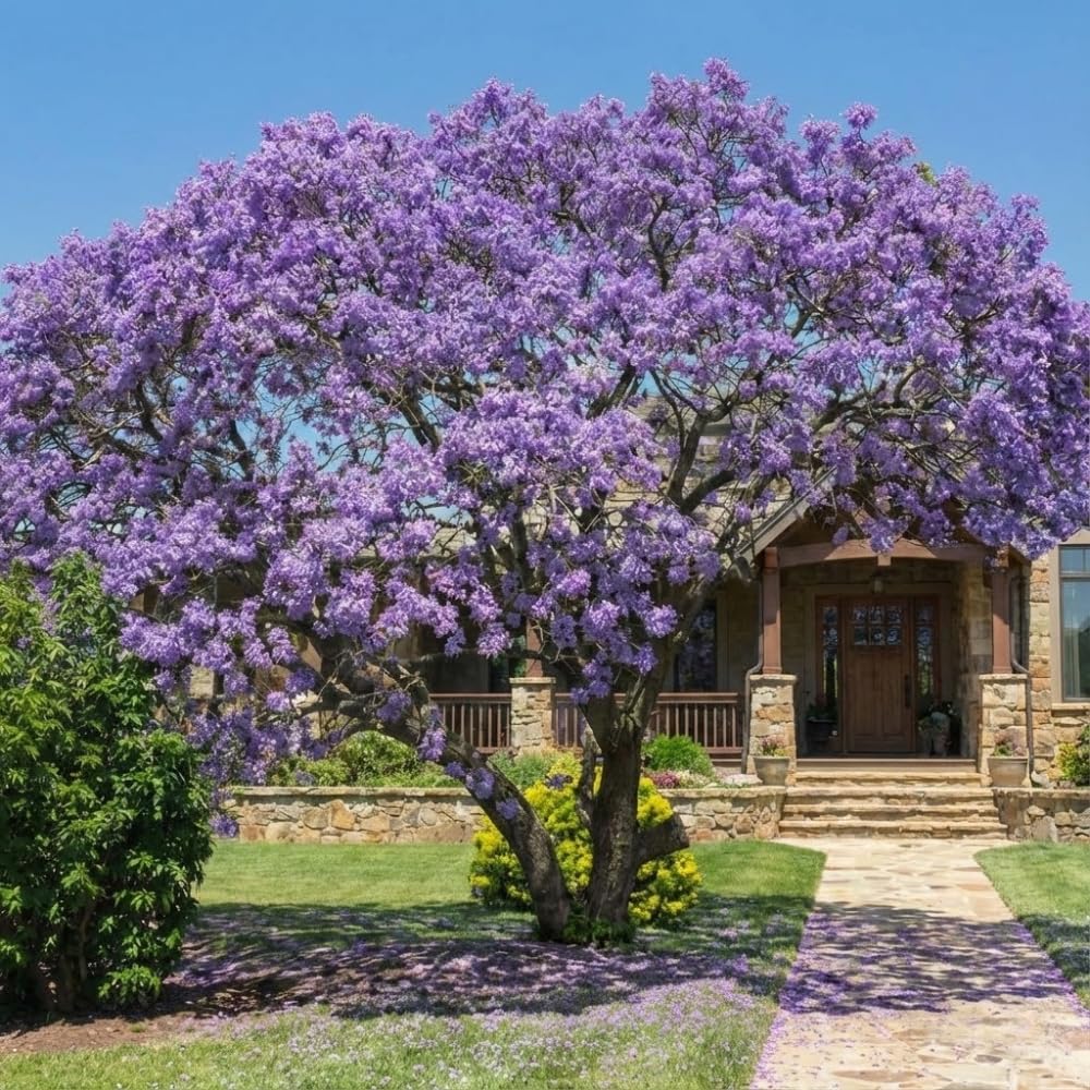 JOCADEW Empress Tree sapphire blooms shown for vibrant ornamental color.
