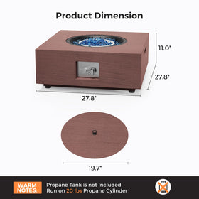 Jocoevol burner lid included for clean, versatile table use.