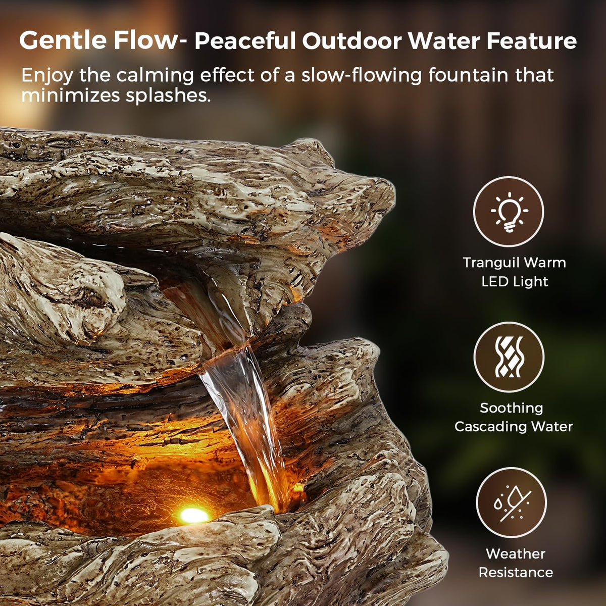 Jocoevol complete fountain kit includes pump for easy setup