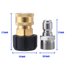 JOEJET anti-rust adapter supports long-term use in outdoor jobs.