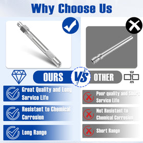 JOEJET shooter tip attached directly to gun for overhead cleaning