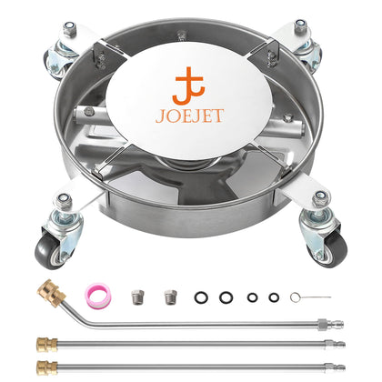 JOEJET undercarriage attachment with 14-inch washer for thorough underside cleaning