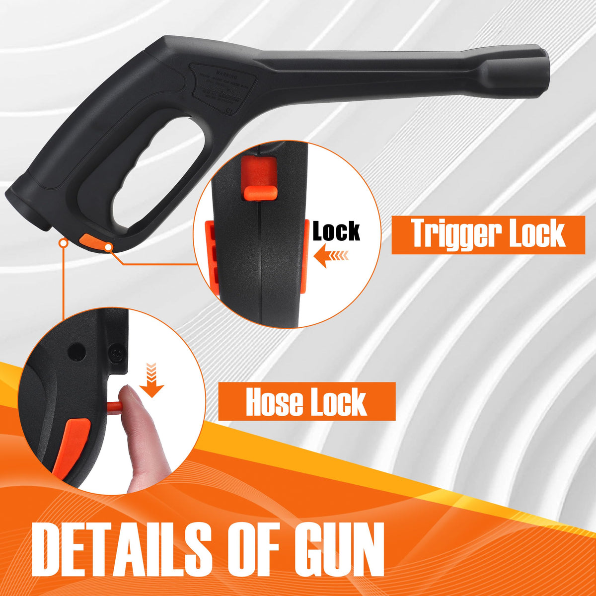 JOEJET complete kit includes wand, five nozzles, and holder.