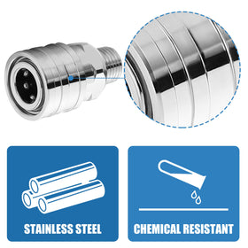 JOEJET corrosion-resistant fittings endure outdoor cleaning with frequent connect-disconnect cycles