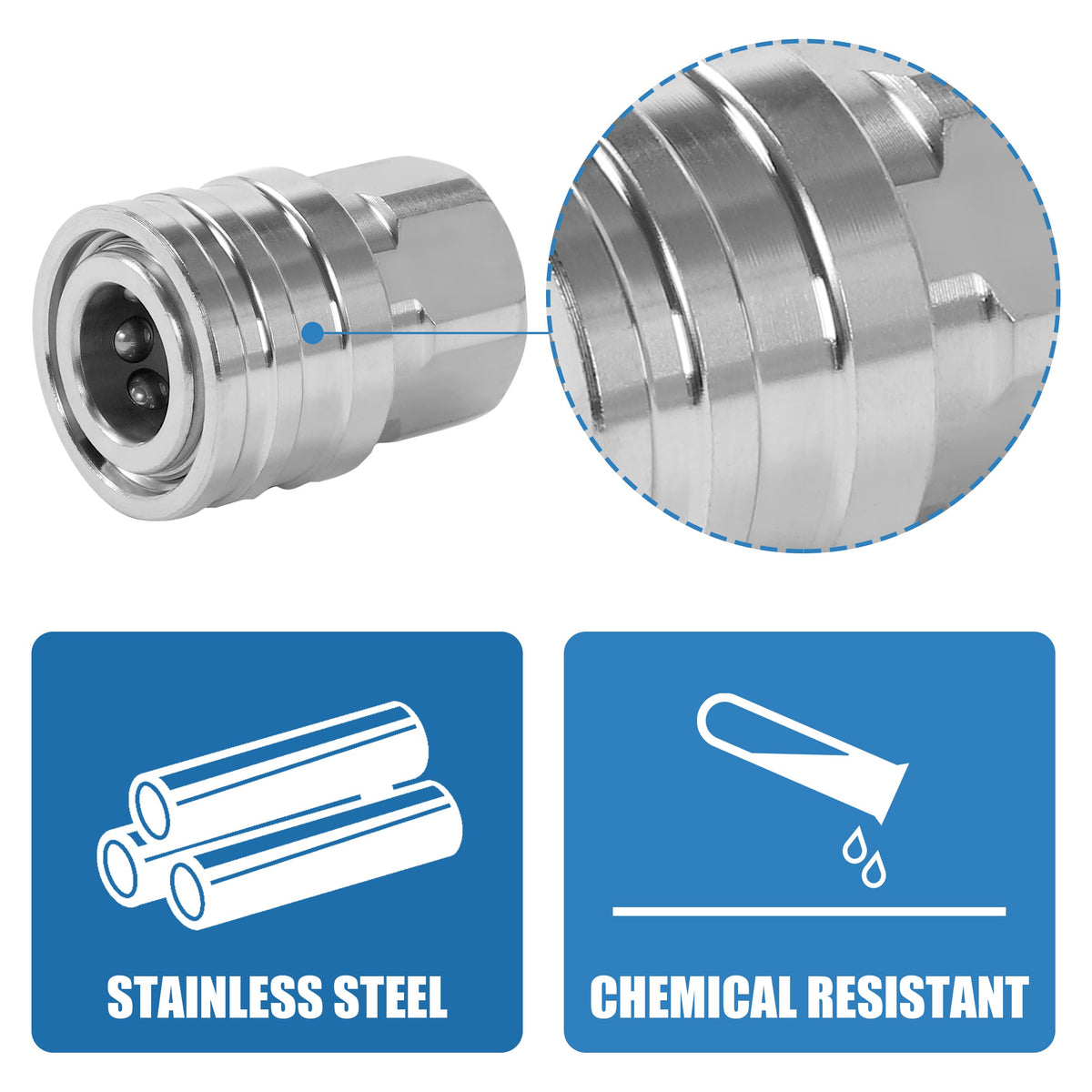 Durable stainless design reduces maintenance and downtime.