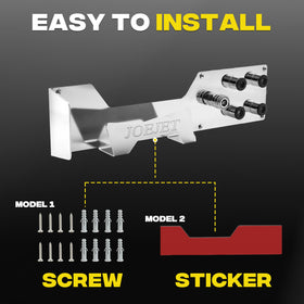 JOEJET includes installation screws and sticker for fast setup.