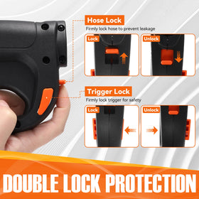 JOEJET gun rated up to 2000 psi supports tough washing jobs.
