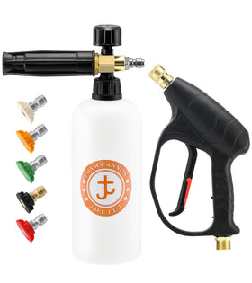 JOEJET pressure washer gun with foam cannon for powerful car washing results