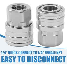 JOEJET quick-connect socket to NPT female adapter for reliable, leak-free connections.