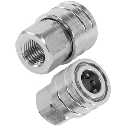 JOEJET quick connect socket enabling fast, secure pressure washer attachment.