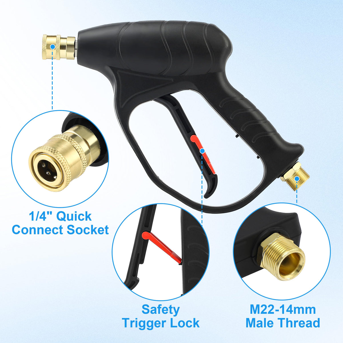 JOEJET quick connector 14mm shows secure, leak-free attachment for fast setup