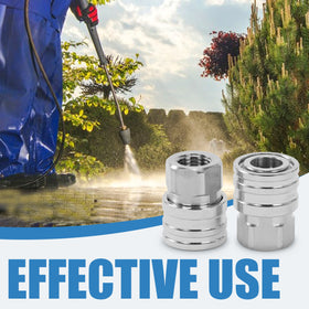 JOEJET stainless-steel fittings resist corrosion for long-lasting performance.