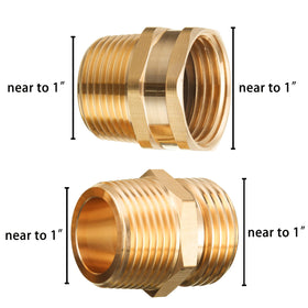 JOEJET brass connector with GHT female to NPT male for secure drip irrigation