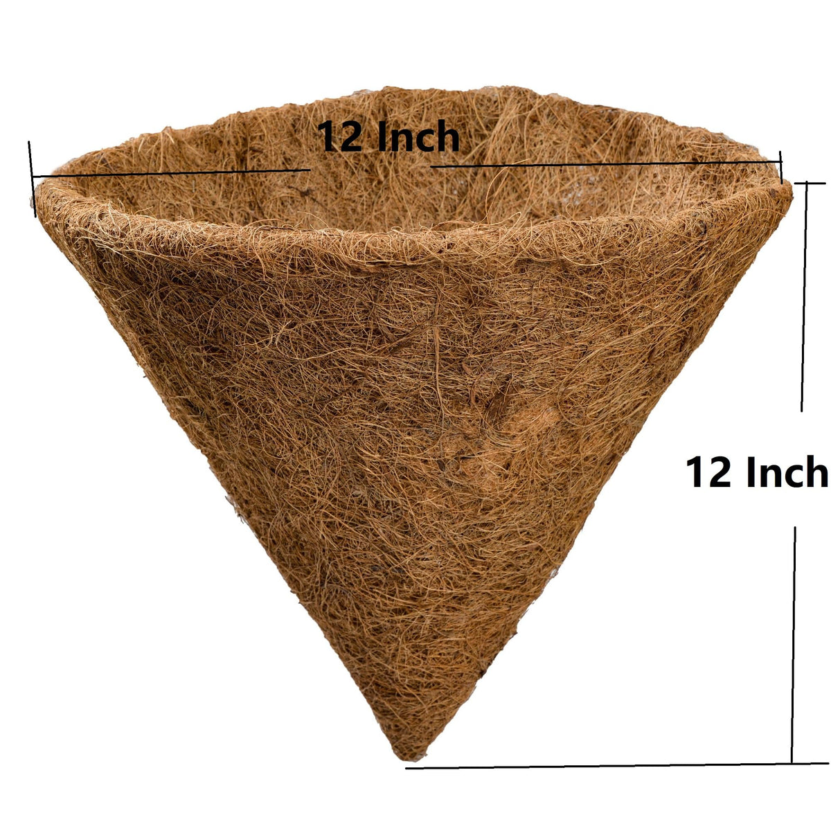 JOENHOPER natural coconut fiber liner with durable texture for planters.
