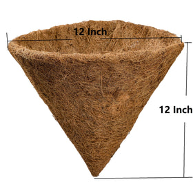 JOENHOPER natural coconut fiber liner with durable texture for planters.