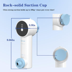 Joepoe Bath Jet Spa 360° rotatable nozzles let you angle jets precisely