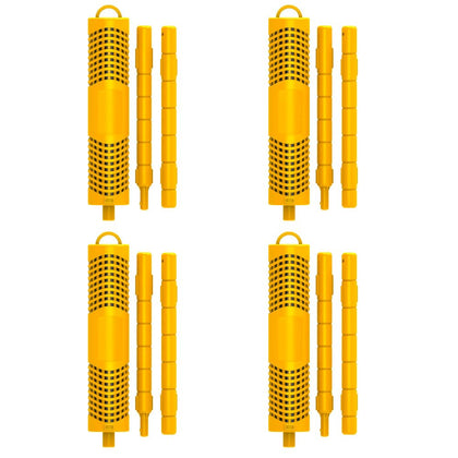 Joepoe spa mineral sticks 4-pack yellow packaging, easy install for clearer spa water.