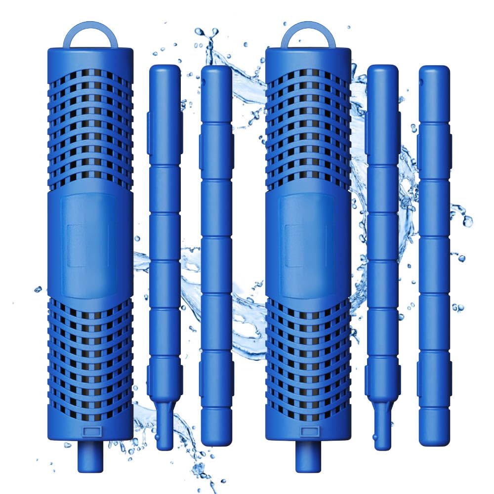 Joepoe spa mineral sticks for hot tub, 2-pack, crystal-clear water.