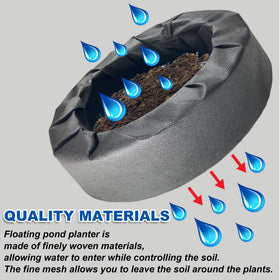 Joewuzun floating-garden-basket adds a decorative planting option for ponds