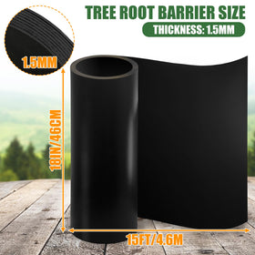 Joewuzun barrier during installation shows flexible HDPE for easy shaping.