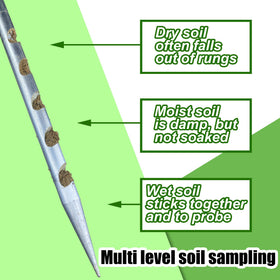 Joewuzun soil sampling rod enabling quick base sample collection
