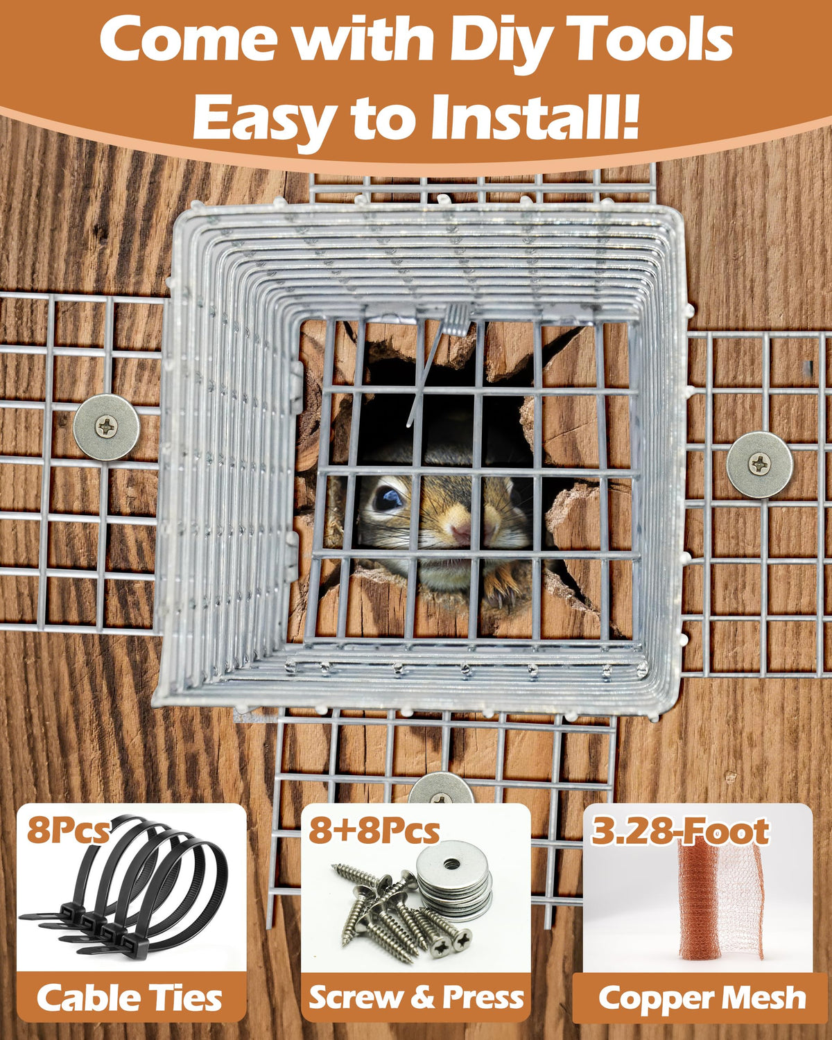 JoeyfulMind copper mesh seals gaps for tighter protection.