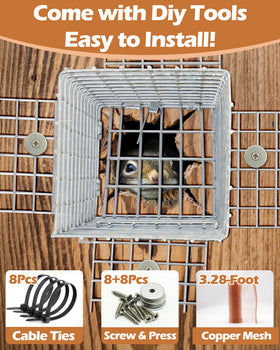 JoeyfulMind copper mesh seals gaps for tighter protection.
