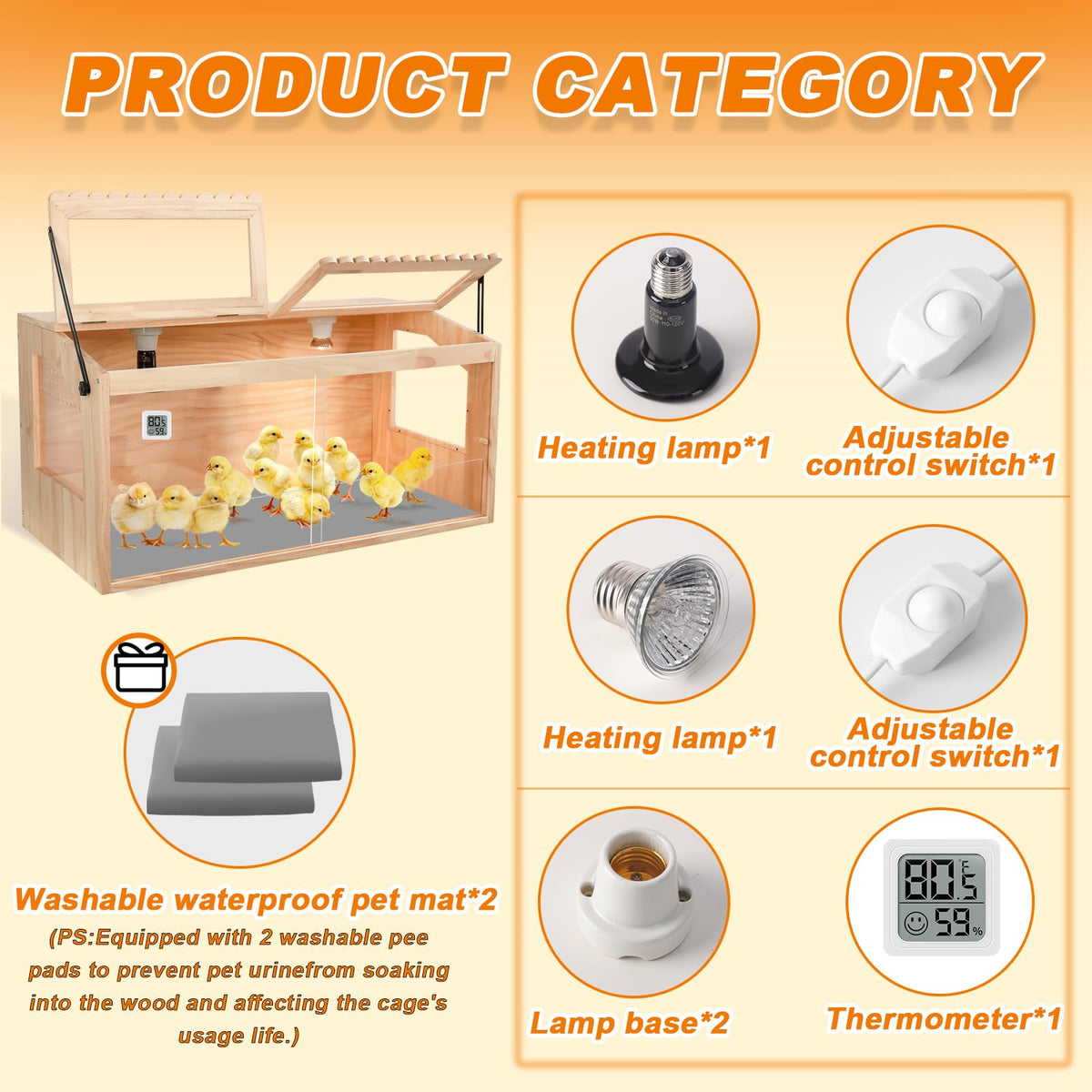 JOGEPEYO removable acrylic panel enables easy cleaning