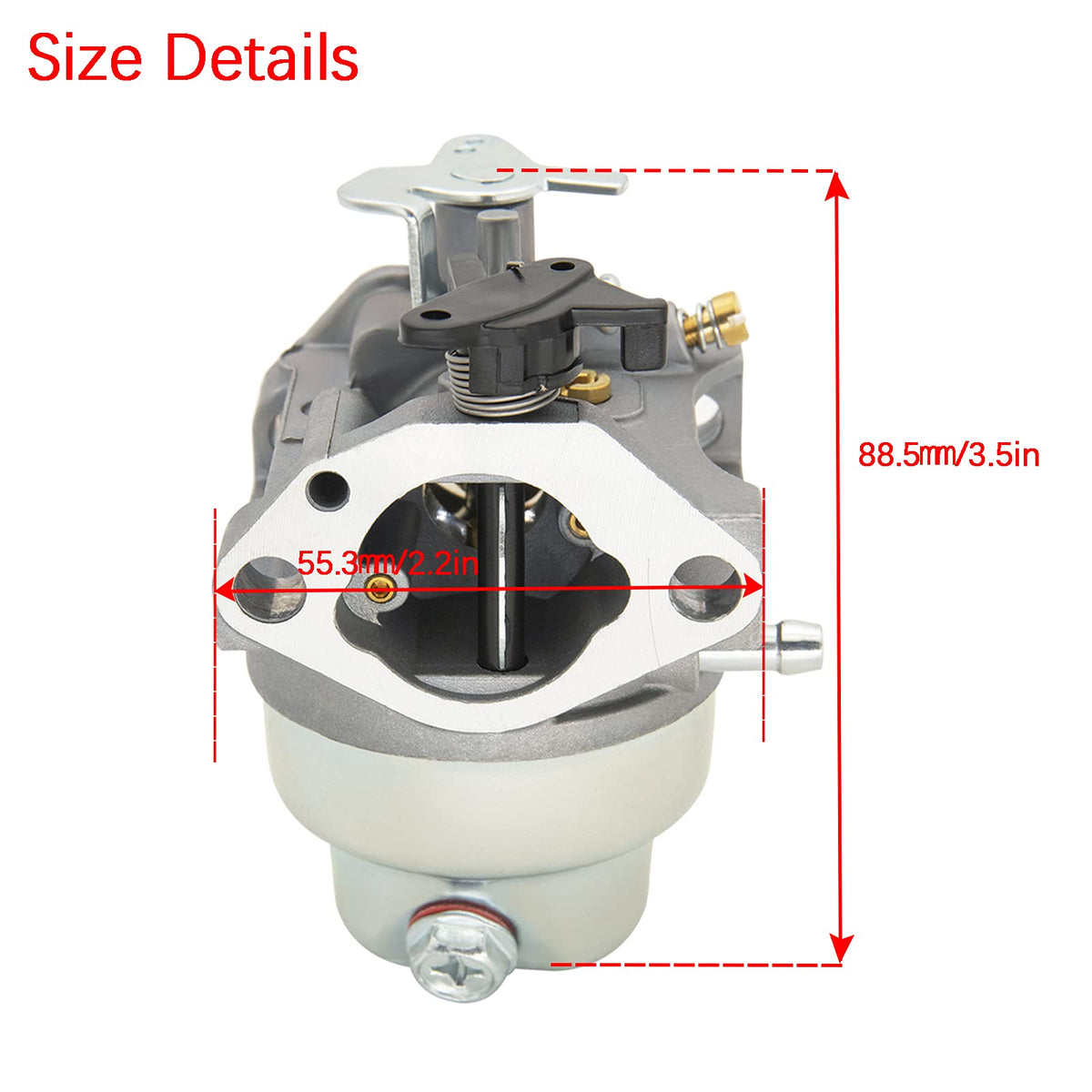 Johahtang GCV160 carburetor air filter included for cleaner intake.