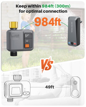 johgee water timer outlet control enables independent zone programming