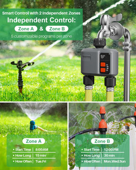 Johgee manual mode allows quick, flexible watering when needed.
