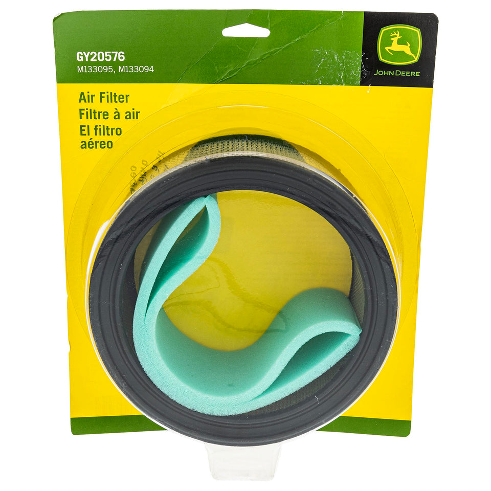 John Deere air cleaner kit Gy20576 front view for easy installation