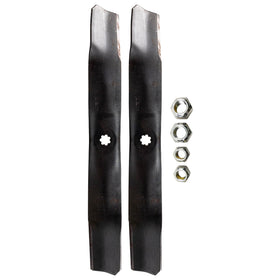 John Deere AM141034 blade kit for 42-inch deck delivers sharp, reliable cutting performance.