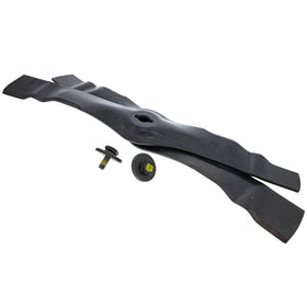 John Deere AM130172 blade kit front view, OEM quality for reliable mowing